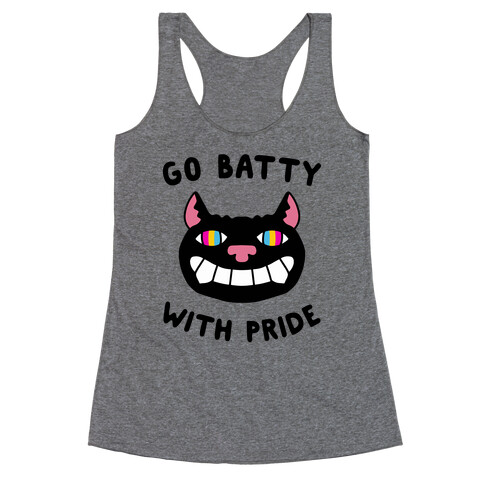 Batty with Pride Racerback Tank Top
