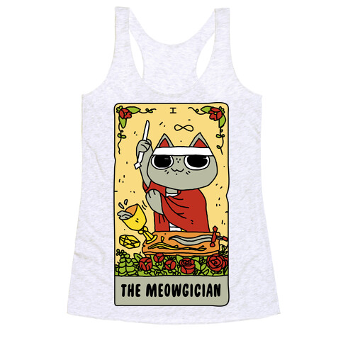 The Meowgician Racerback Tank Top