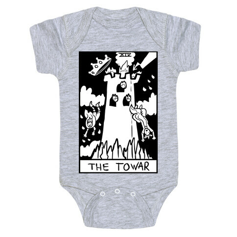 Badly Drawn Tarots: The Tower Baby One-Piece