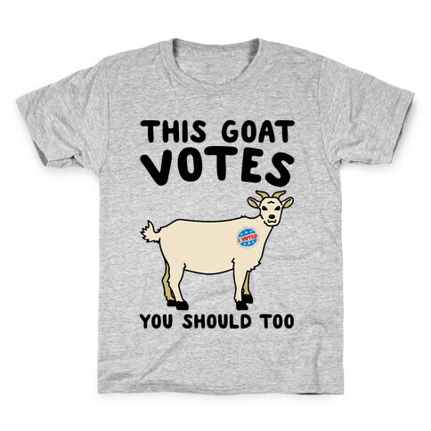 This Goat Votes Kids T-Shirt