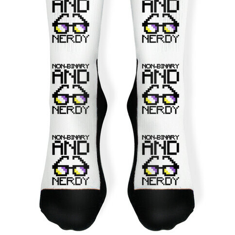Non-Binary And Nerdy Sock
