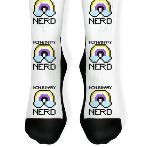 Non-Binary Nerd  Sock
