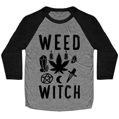 Weed Witch Baseball Tee