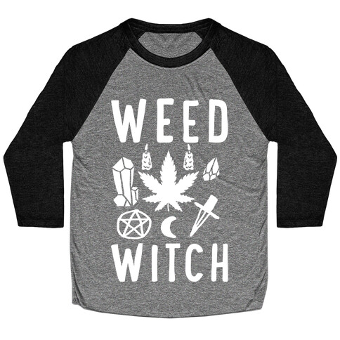 Weed Witch Baseball Tee