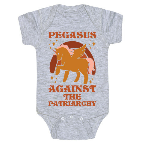 Pegasus Against The Patriarchy Baby One-Piece