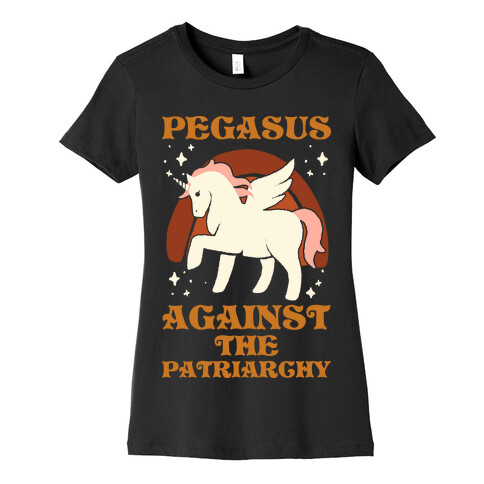 Pegasus Against The Patriarchy Womens T-Shirt