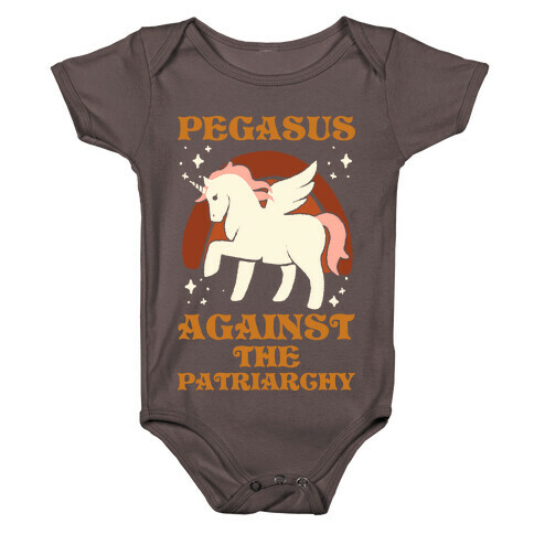 Pegasus Against The Patriarchy Baby One-Piece