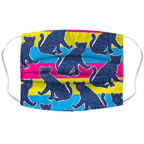 Pansexual Panther Accordion Face Mask