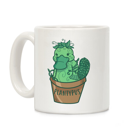 Plantypus White Coffee Mug