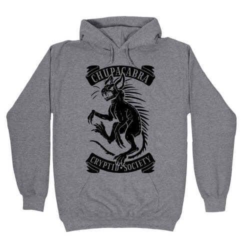 Chupacabra Cryptid Society Hooded Sweatshirt