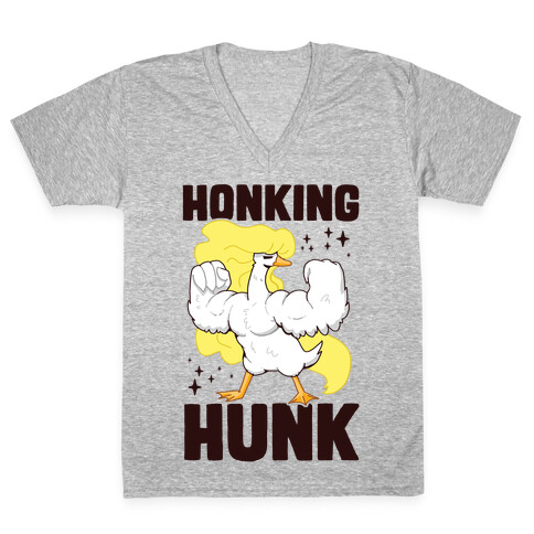 Honking Hunk V-Neck Tee Shirt