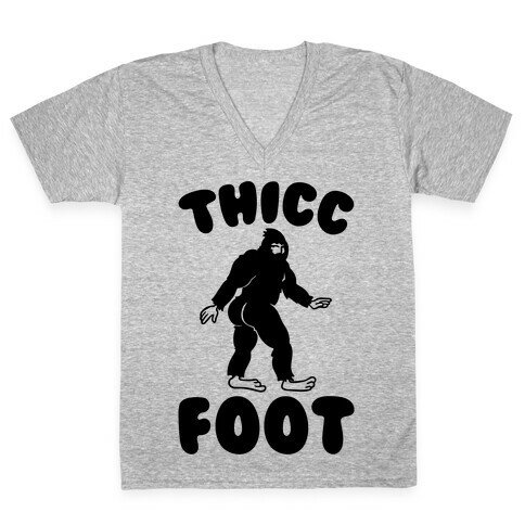 Thicc Foot V-Neck Tee Shirt