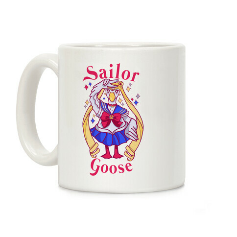 Sailor Goose White Coffee Mug