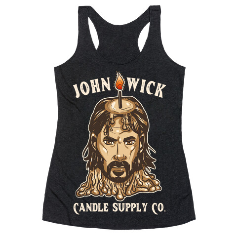 John Wick Candle Supply Co. Racerback Tank Top