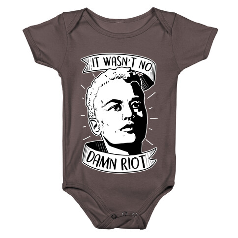 It Wasn't No Damn Riot ~ Storm DeLarverie Baby One-Piece