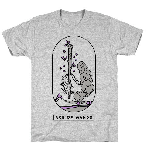 Ace of Wands Asexual Pride T-Shirt