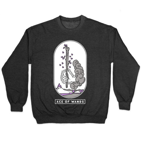 Ace of Wands Asexual Pride Pullover