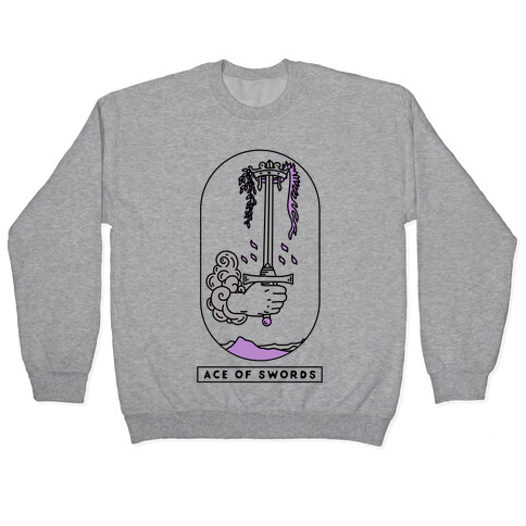 Ace of Swords Asexual Pride Pullover