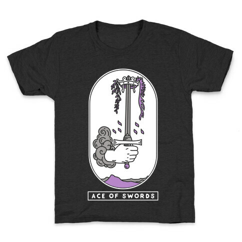 Ace of Swords Asexual Pride Kids T-Shirt