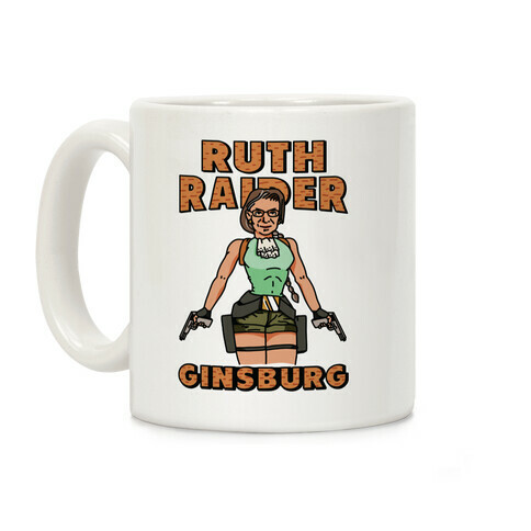 Ruth Raider Ginsburg Parody Coffee Mug