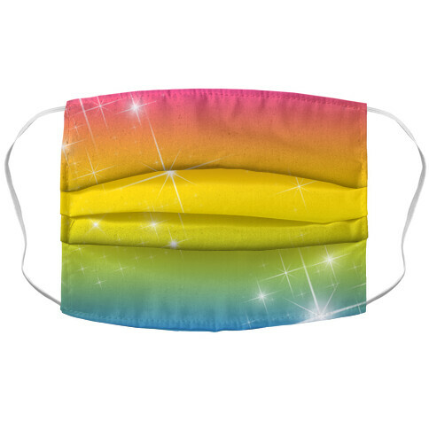 Glamorous Pride Accordion Face Mask