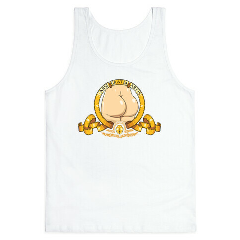 Arse Gratia Artis Logo Parody Tank Top