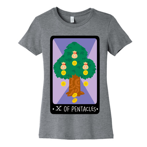 Ten of Pentacles Womens T-Shirt