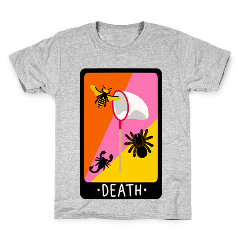 Creepy Creature Death Card Kids T-Shirt