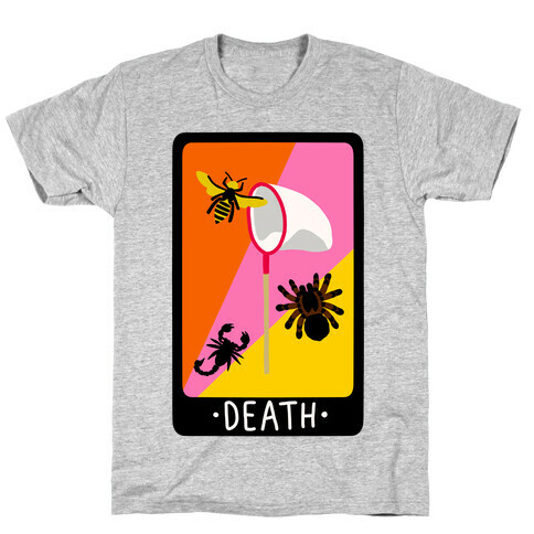 Creepy Creature Death Card T-Shirt