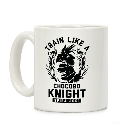 Train like a Chocobo Knight Coffee Mug