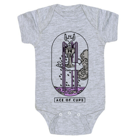 Ace of Cups Asexual Pride Baby One-Piece