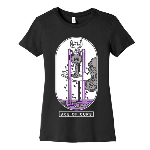 Ace of Cups Asexual Pride Womens T-Shirt