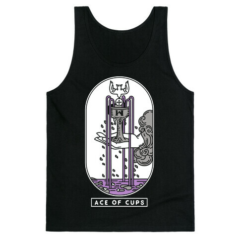 Ace of Cups Asexual Pride Tank Top