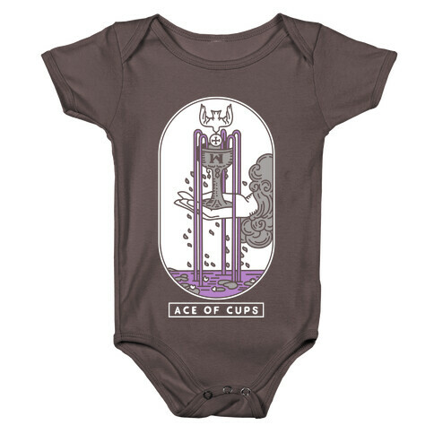 Ace of Cups Asexual Pride Baby One-Piece