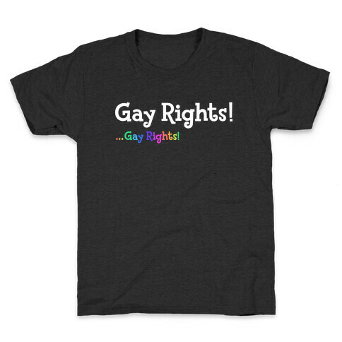 Timmy & Tommy Say Gay Rights! Kids T-Shirt