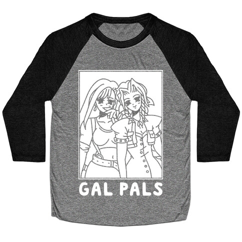 Gal Pals Parody Aeris Tifa Baseball Tee