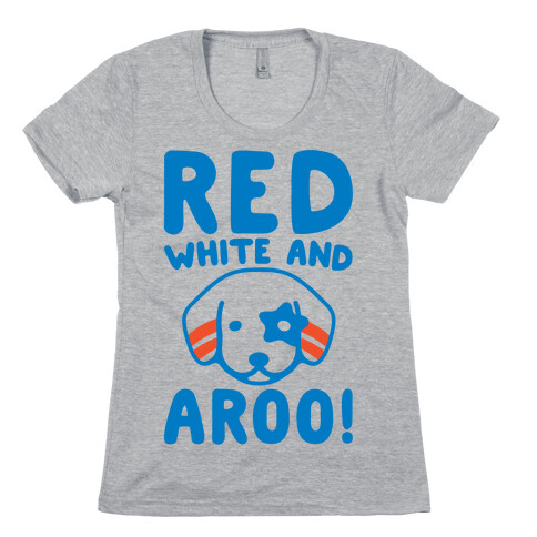 Red White and Aroo  Womens T-Shirt