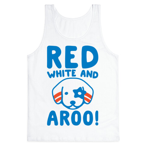 Red White and Aroo  Tank Top
