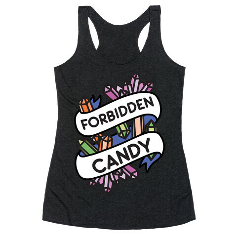 Forbidden Candy Crystals Racerback Tank Top
