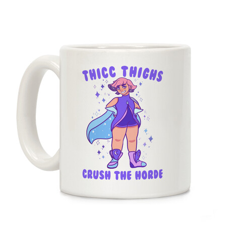 Thicc Thighs Crush The Horde Coffee Mug