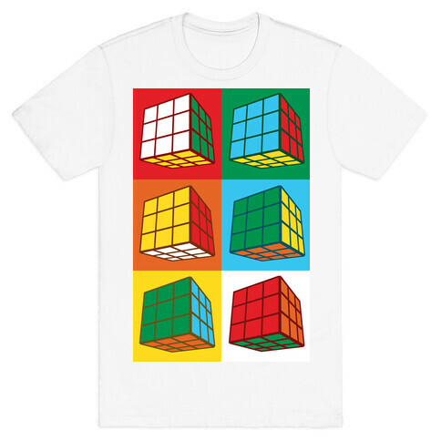 Rubix Cubes Pattern T-Shirt