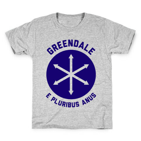 Greendale E Pluribus Anus Kids T-Shirt