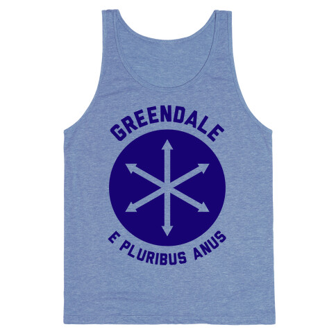 Greendale E Pluribus Anus Tank Top