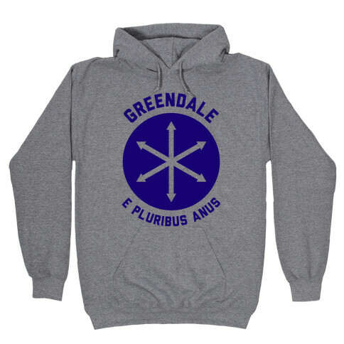 Greendale E Pluribus Anus Hooded Sweatshirt