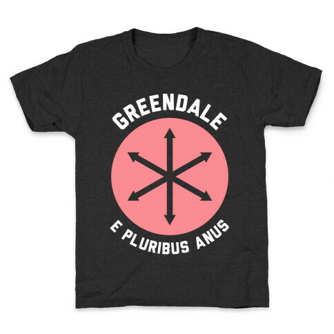 Greendale E Pluribus Anus Kids T-Shirt