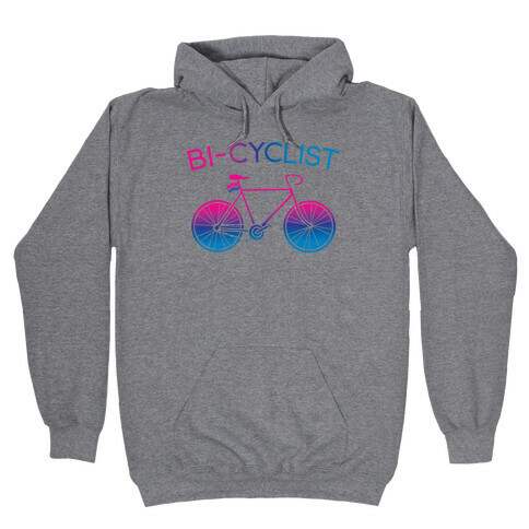 Bisexual Bi-Cyclist Hooded Sweatshirt