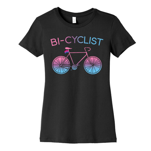 Bisexual Bi-Cyclist Womens T-Shirt