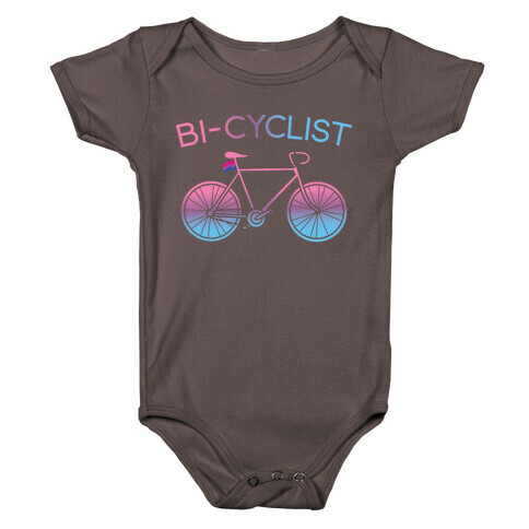 Bisexual Bi-Cyclist Baby One-Piece