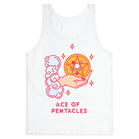 Ace of Pentacles Transformation Brooch Tank Top