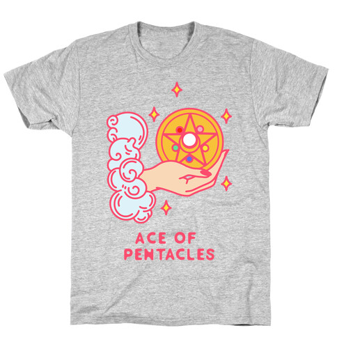 Ace of Pentacles Transformation Brooch T-Shirt